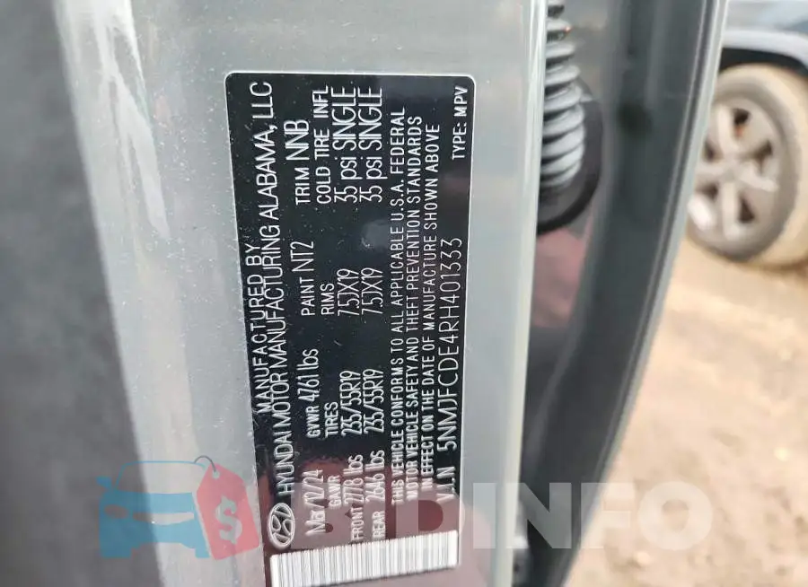5NMJFCDE4RH401333 Photo# 12