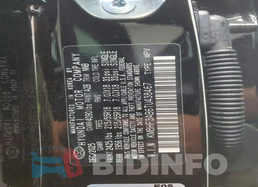 KM8HF3AB6TU438467 Photo# 14