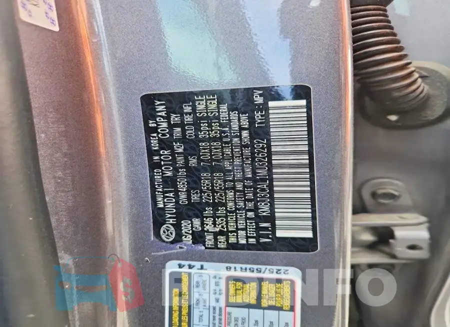 KM8J3CAL1MU326292 Photo# 14