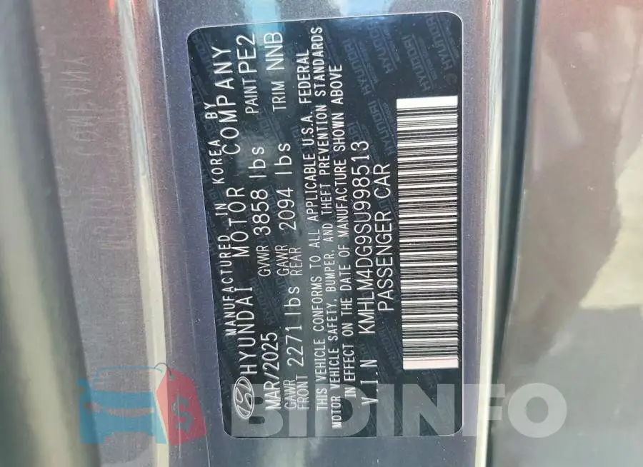KMHLM4DG9SU998513 Photo# 12