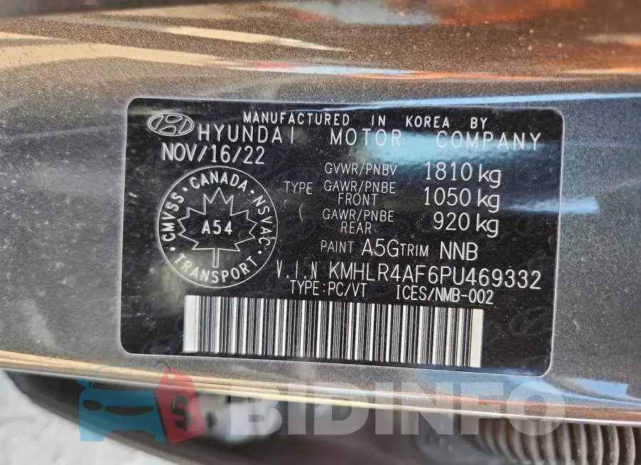 KMHLR4AF6PU469332 Photo# 12