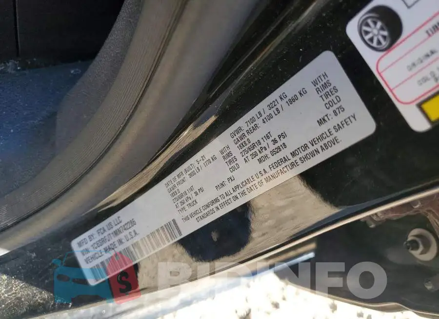 1C6SRFJT1MN742286 Photo# 13
