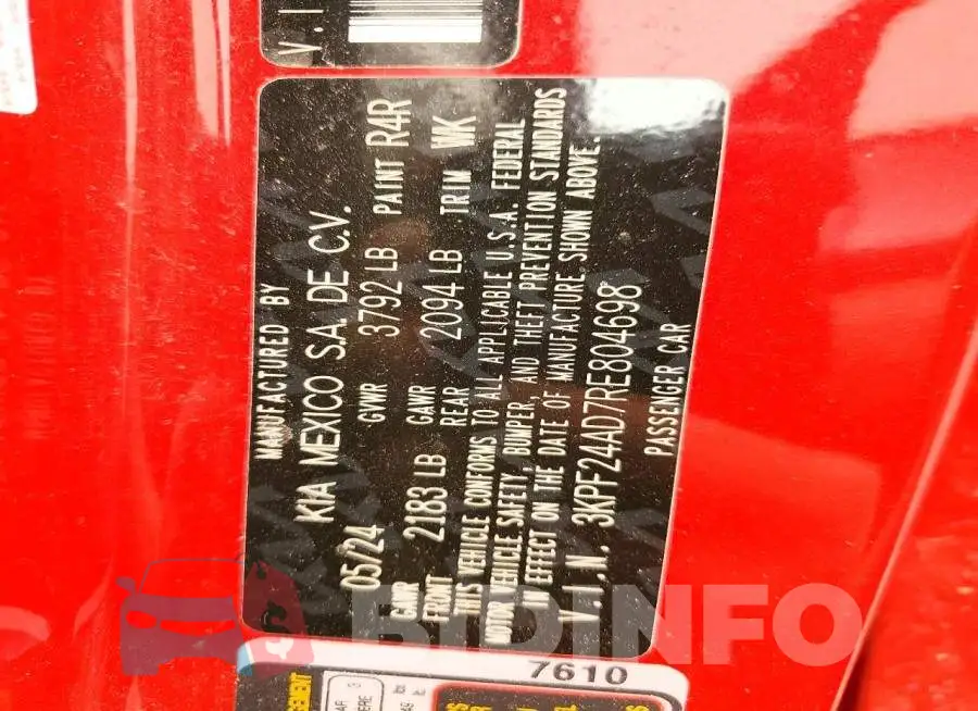 3KPF24AD7RE804698 Photo# 12