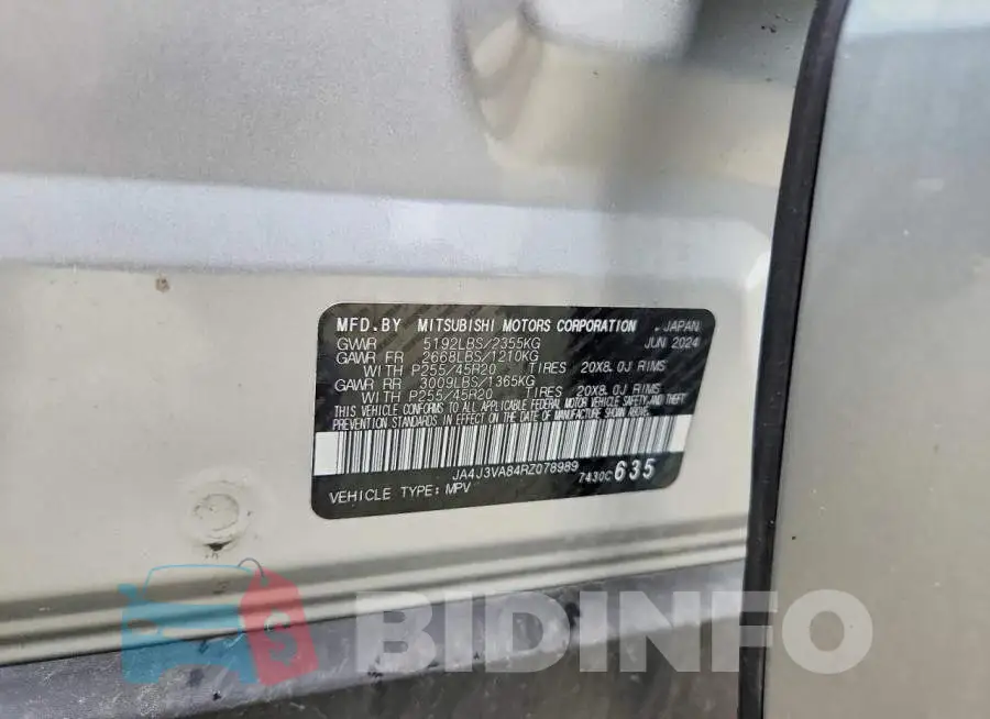 JA4J3VA84RZ078989 Photo# 14