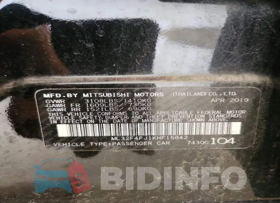 ML32F4FJ1KHF15842 Photo# 12
