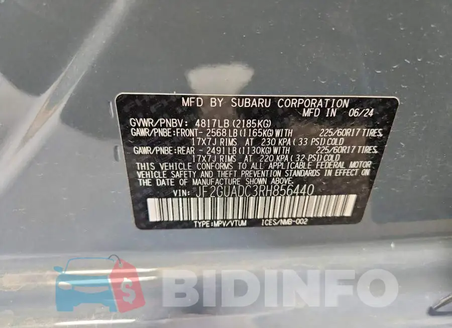 JF2GUADC3RH856440 Photo# 13