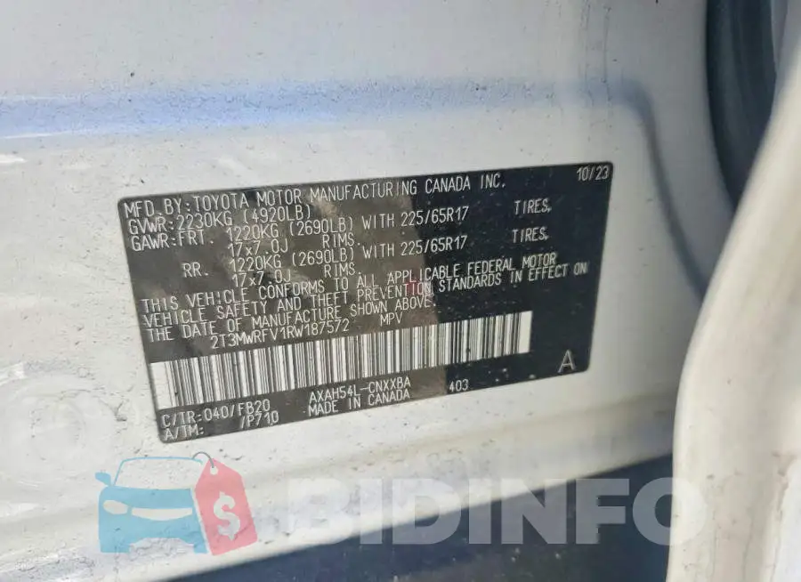 2T3MWRFV1RW187572 Photo# 12