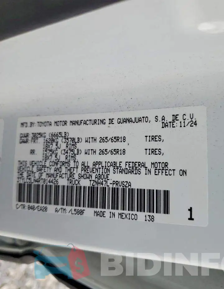3TYLC5LN4RT014426 Photo# 12