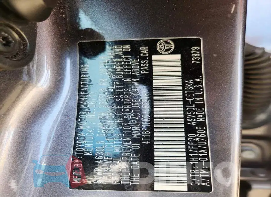 4T1BF1FK5HU803487 Photo# 12