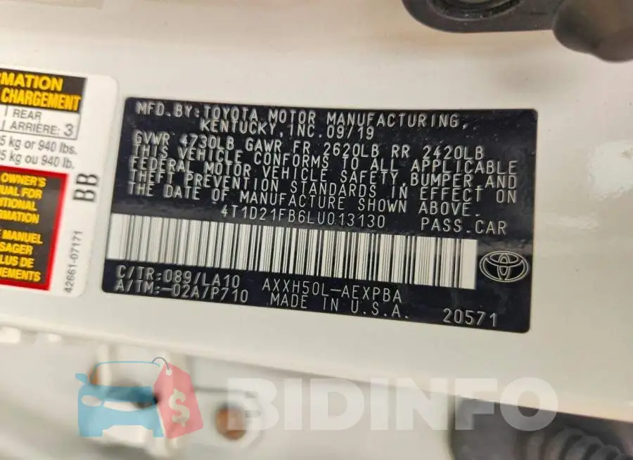 4T1D21FB6LU013130 Photo# 13