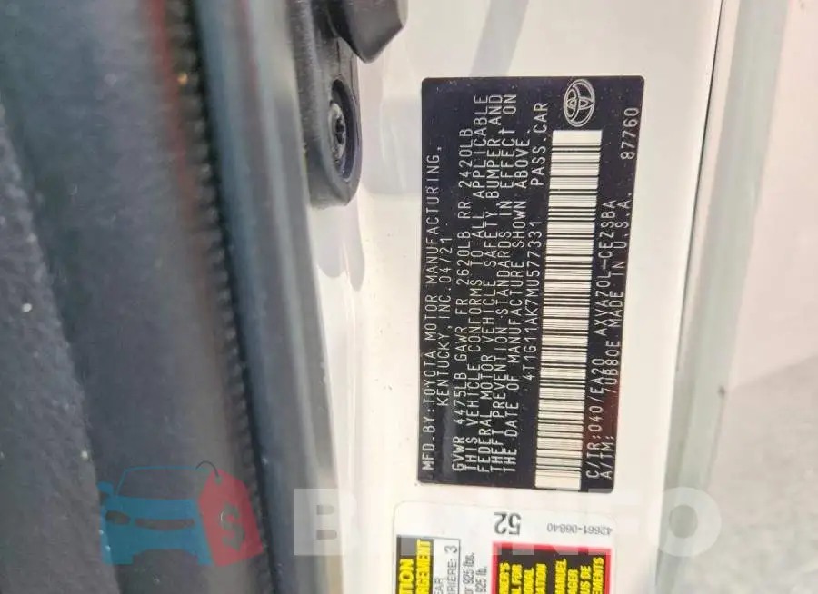 4T1G11AK7MU577331 Photo# 12
