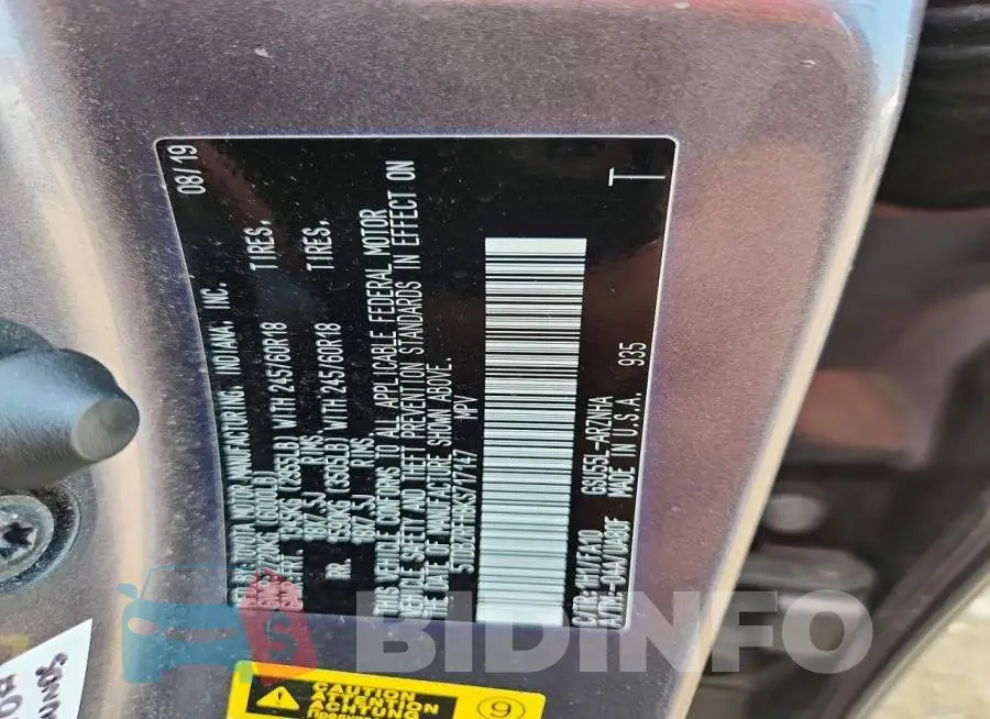 5TDBZRFH8KS717147 Photo# 12