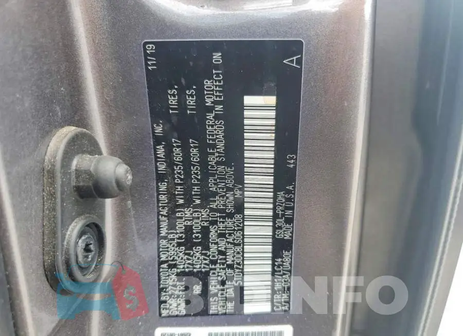 5TDYZ3DC8LS061208 Photo# 12