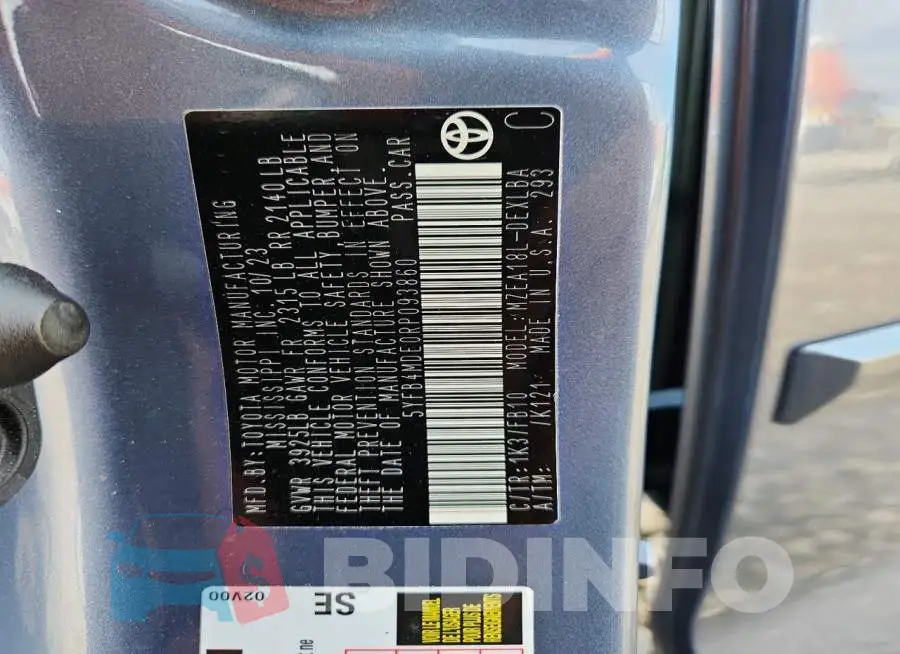 5YFB4MDE0RP093860 Photo# 12