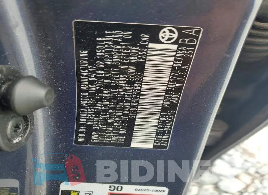 5YFBURHE2HP684987 Photo# 13