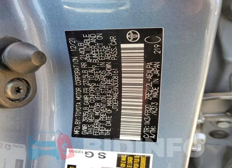 JTDEPMAE6N3008161 Photo# 12