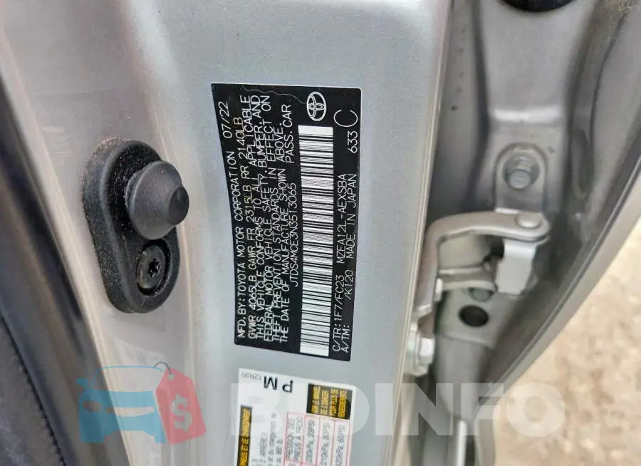 JTDS4MCE3N3513065 Photo# 12