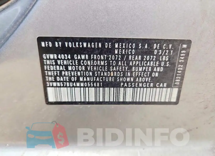 3VWN57BU4MM055681 Photo# 13