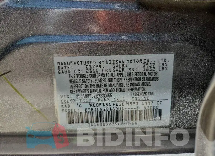 3N1AB8BV2RY280466 Photo# 12