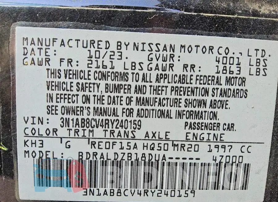 3N1AB8CV4RY240159 Photo# 12