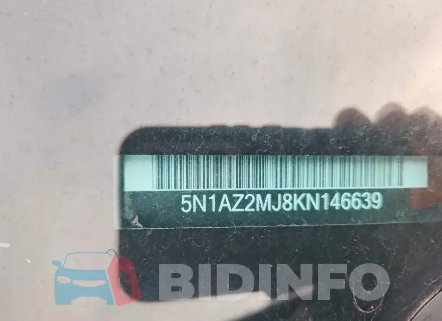 5N1AZ2MJ8KN146639 Photo# 13