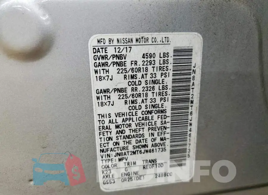 JN8AT2MT6JW461735 Photo# 13