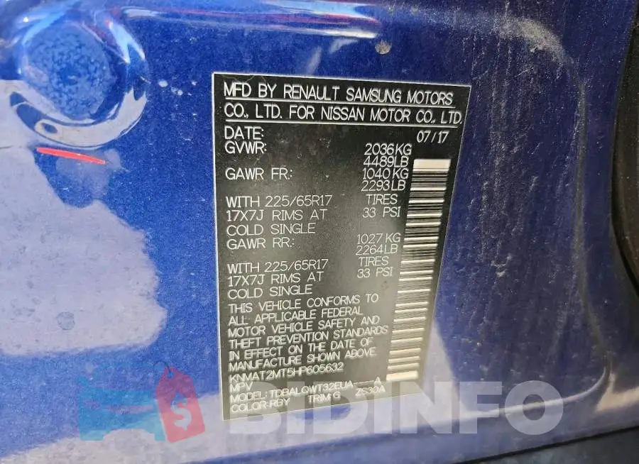 KNMAT2MT5HP605632 Photo# 12