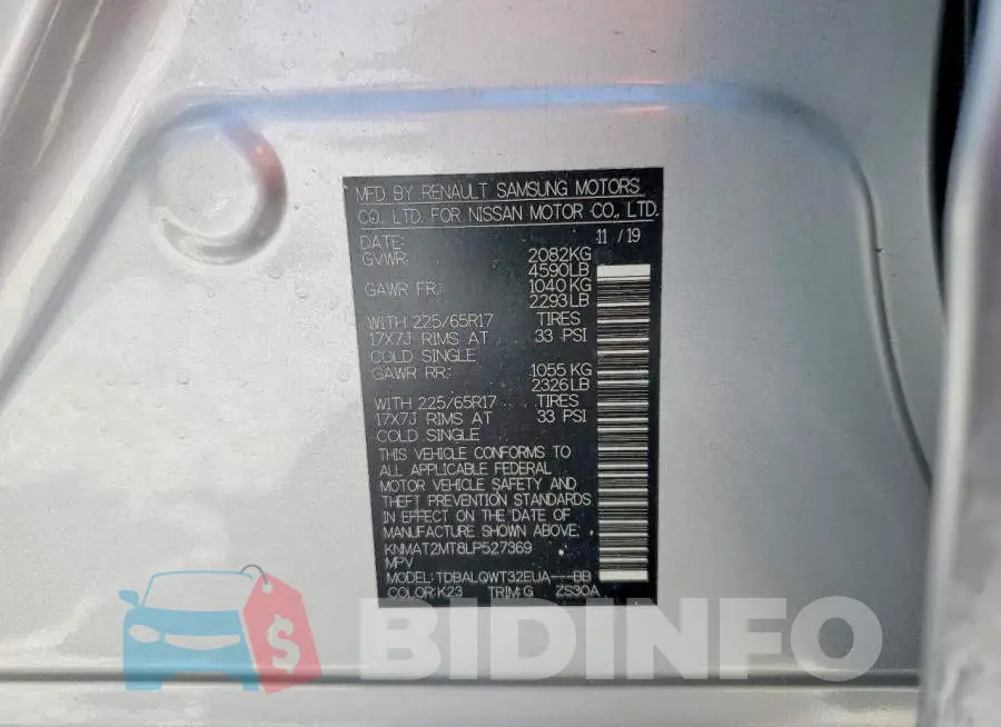 KNMAT2MT8LP527369 Photo# 12