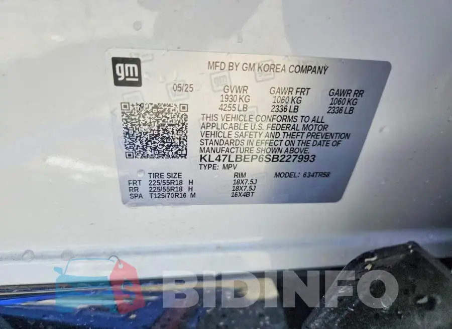 KL47LBEP6SB227993 Photo# 12
