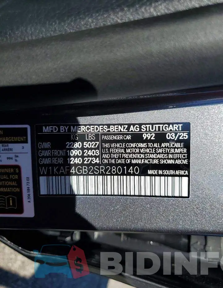 W1KAF4GB2SR280140 Photo# 12