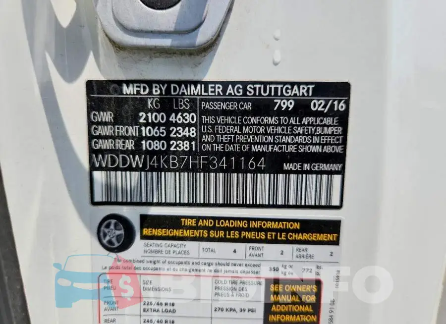 WDDWJ4KB7HF341164 Photo# 12