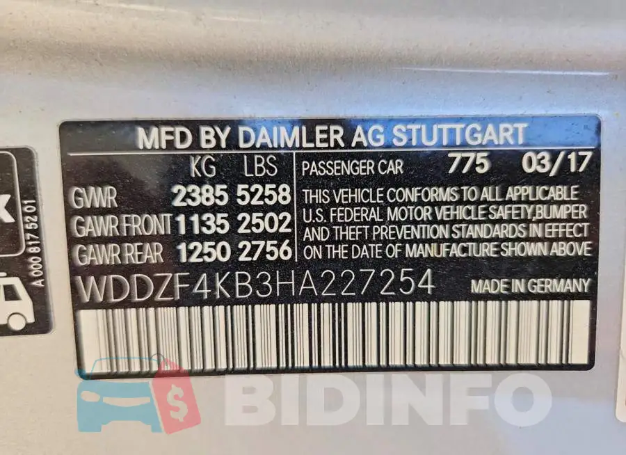 WDDZF4KB3HA227254 Photo# 12