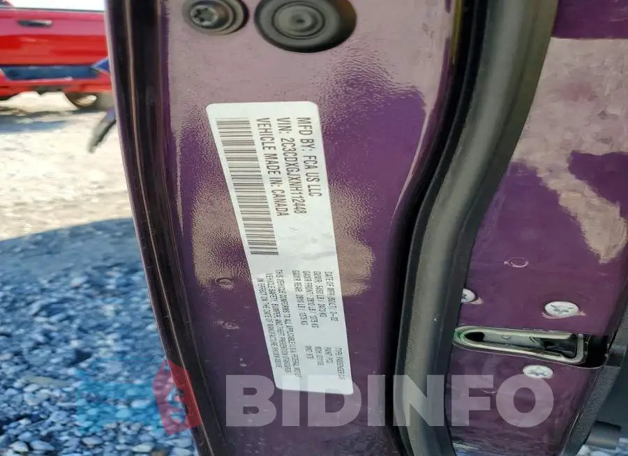 2C3CDXGJXNH112448 Photo# 13