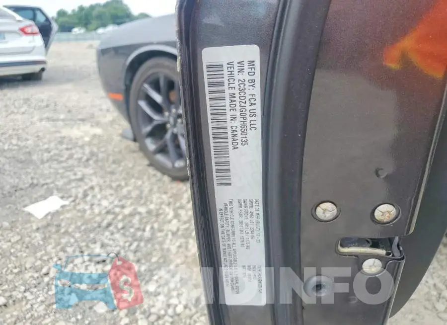 2C3CDZJG0PH650135 Photo# 12