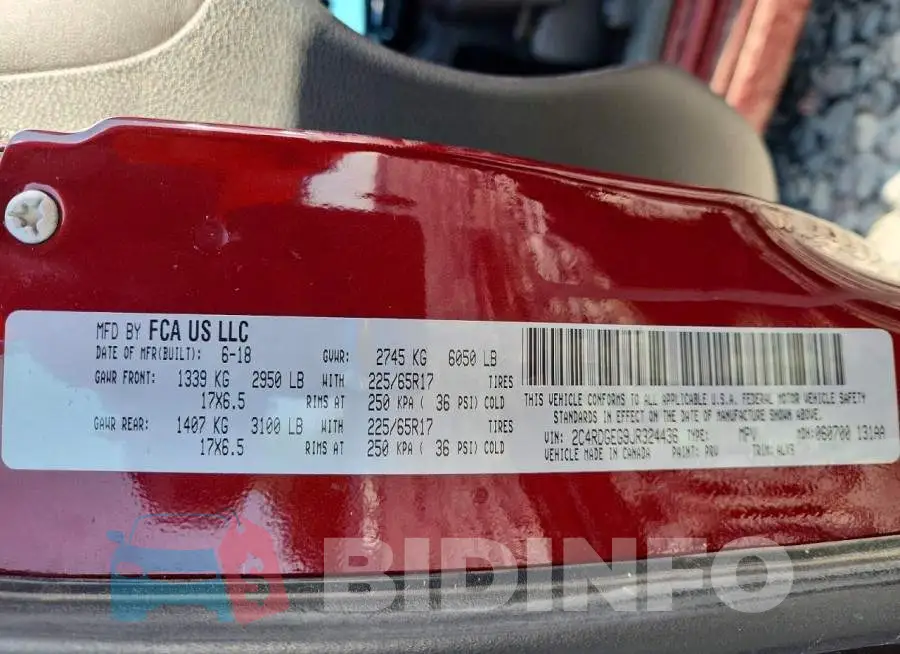 2C4RDGEG9JR324436 Photo# 14