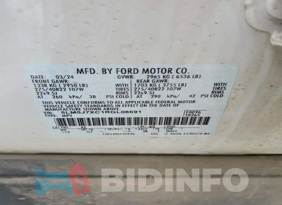 5LM5J7XC1RGL08691 Photo# 13
