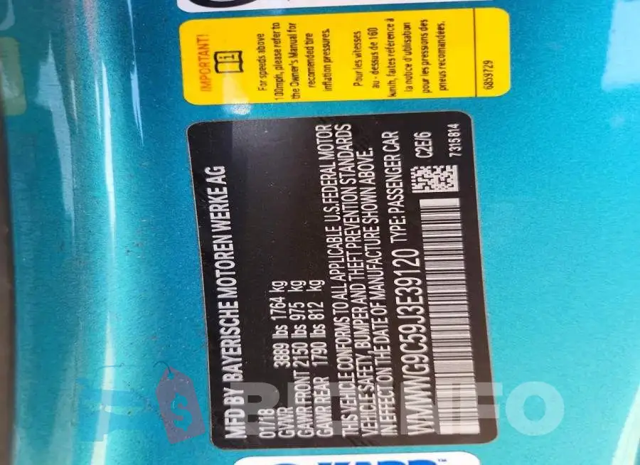 WMWWG9C59J3E39120 Photo# 12