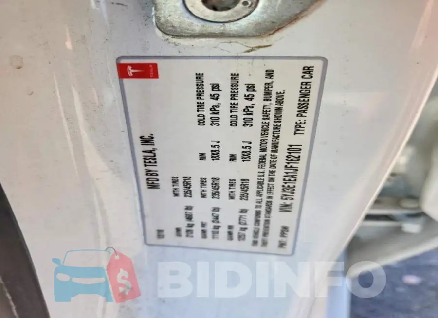 5YJ3E1EA1JF162101 Photo# 13