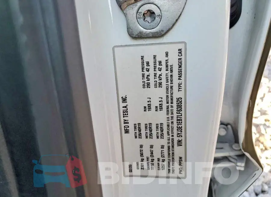 5YJ3E1EB7LF638525 Photo# 12