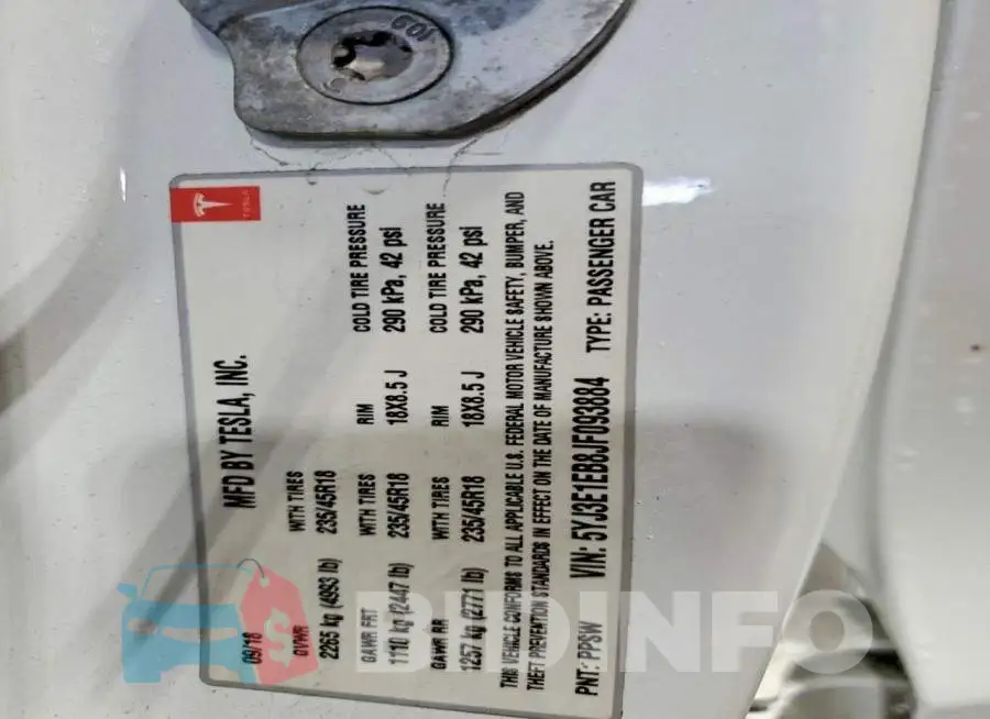 5YJ3E1EB8JF093884 Photo# 12