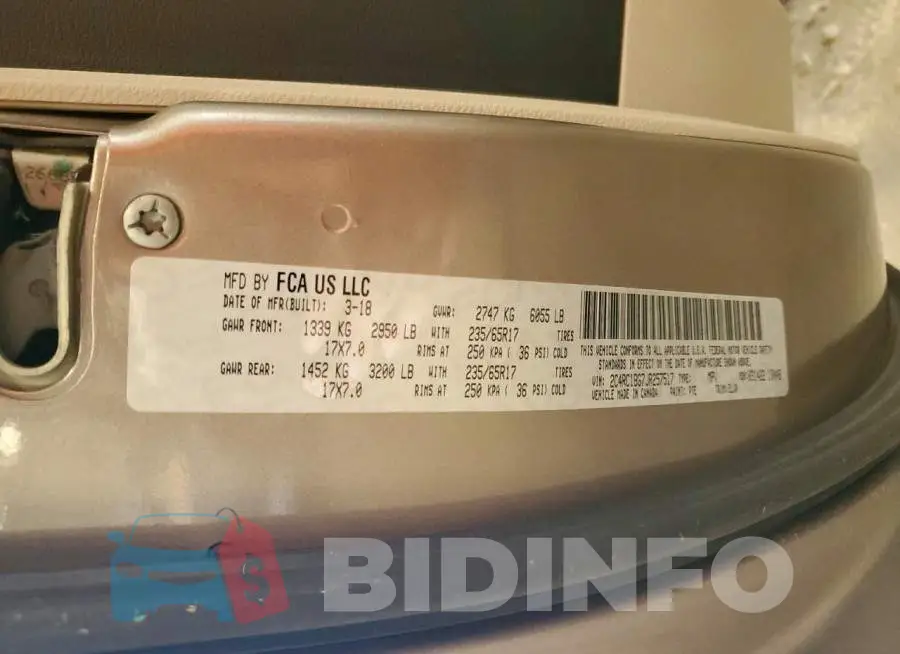 2C4RC1BG7JR257517 Photo# 14