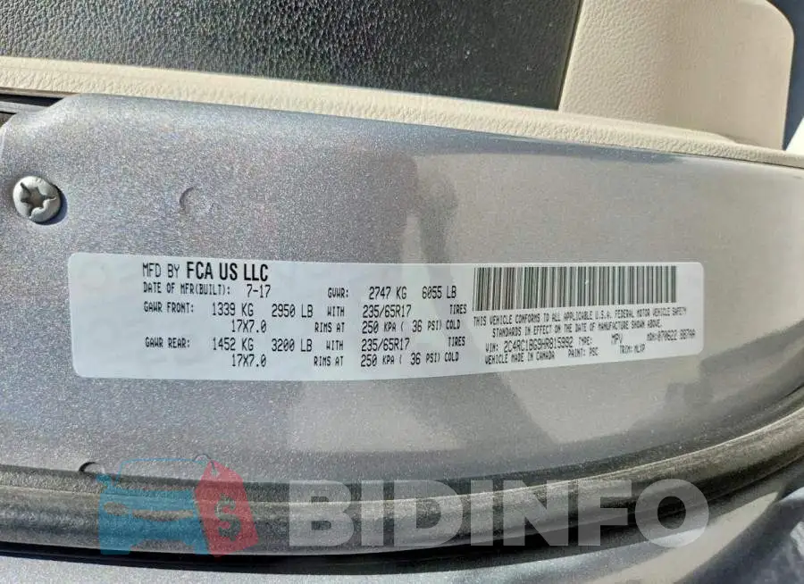2C4RC1BG9HR815992 Photo# 13