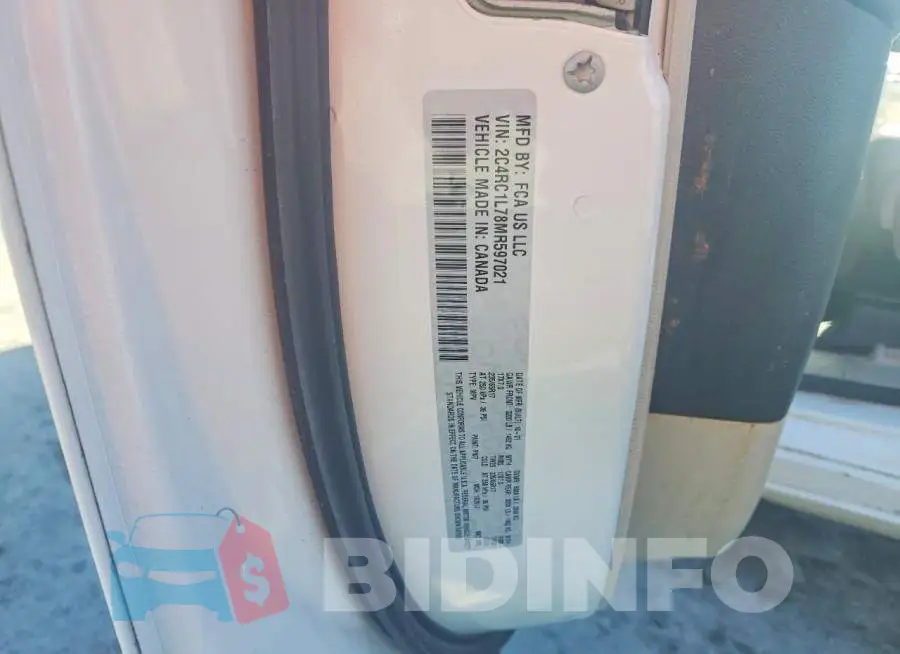 2C4RC1L78MR597021 Photo# 13