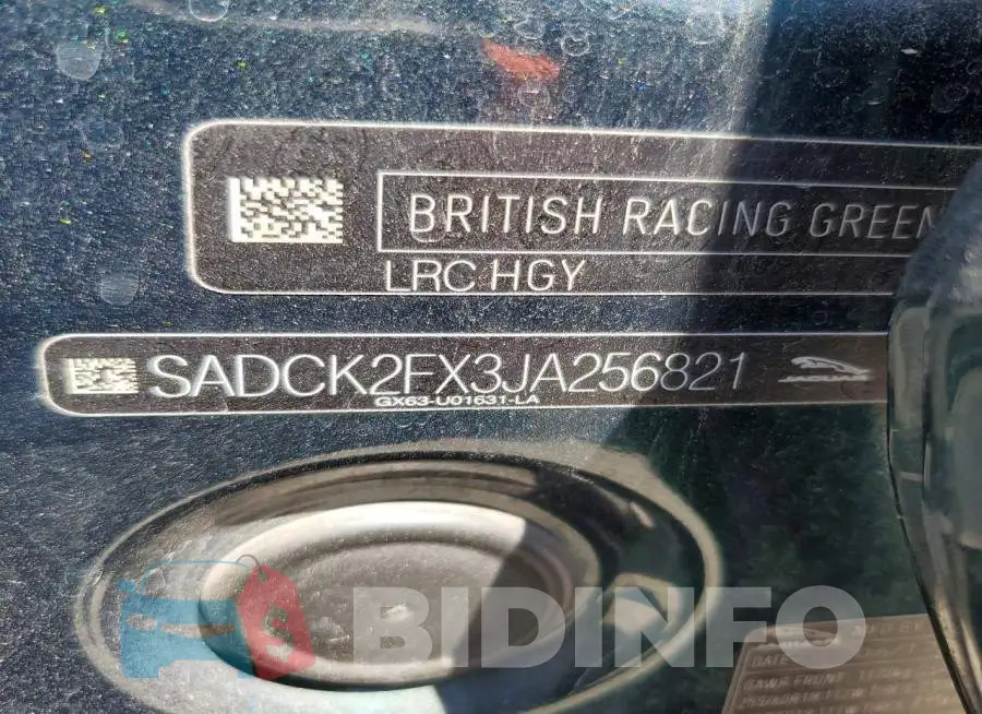 SADCK2FX3JA256821 Photo# 13