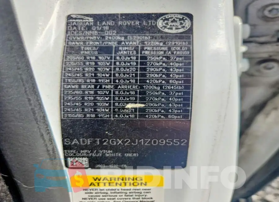 SADFT2GX2J1Z09552 Photo# 14