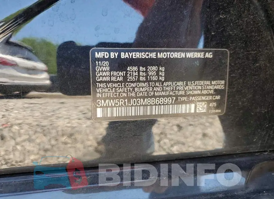 3MW5R1J03M8B68997 Photo# 12