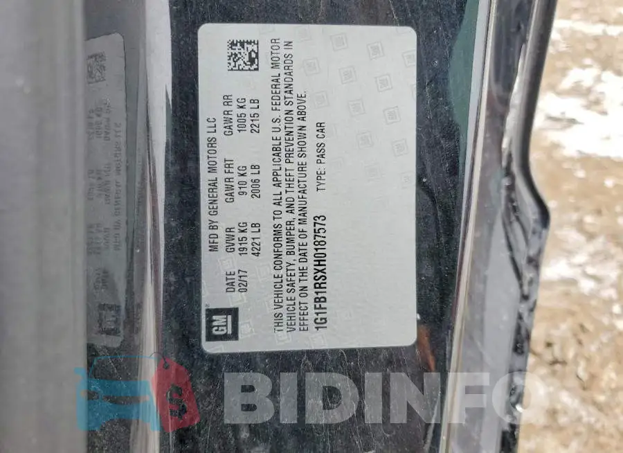 1G1FB1RSXH0187573 Photo# 12
