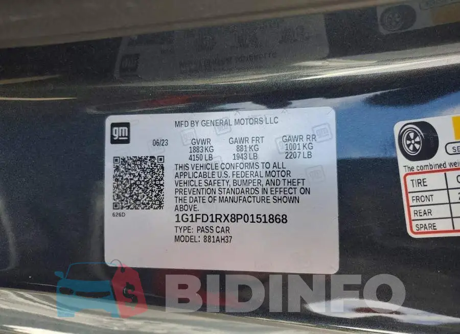 1G1FD1RX8P0151868 Photo# 13