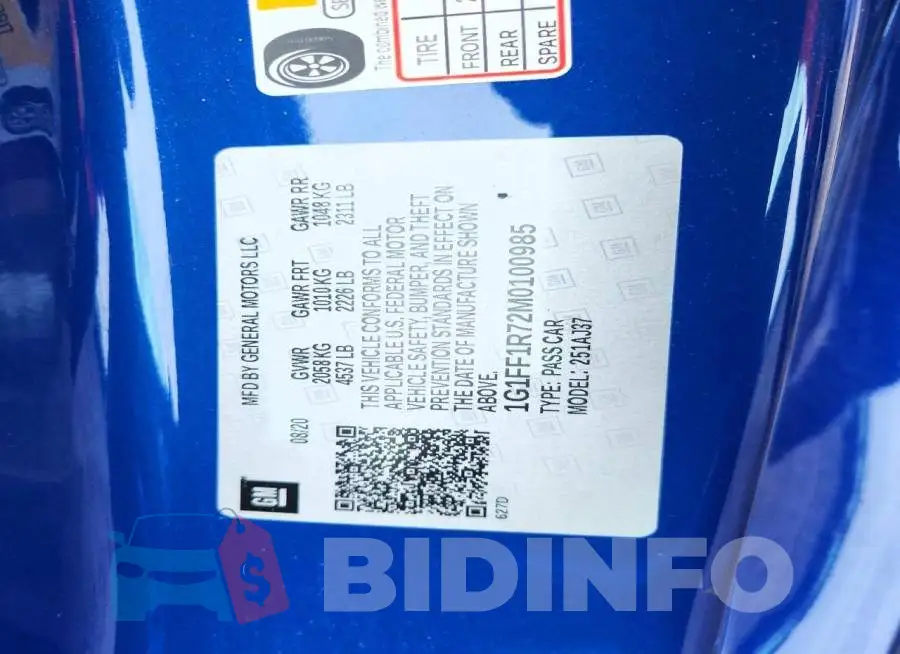 1G1FF1R72M0100985 Photo# 12