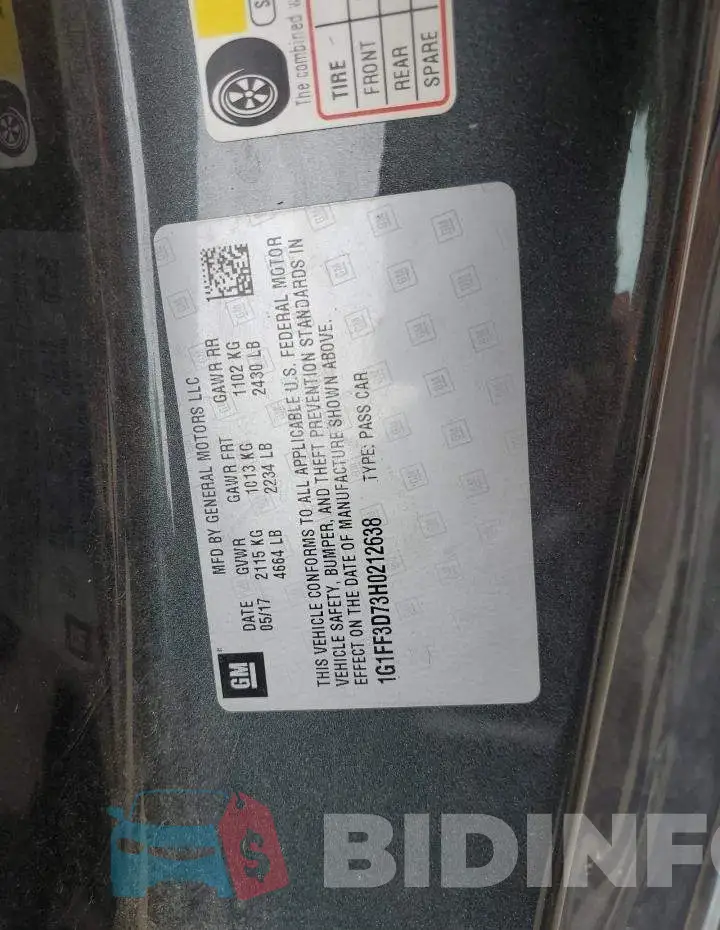 1G1FF3D73H0212638 Photo# 12